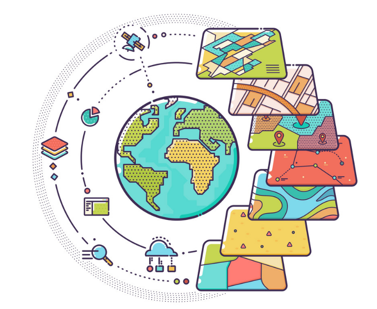 Ilustração Geoprocessamento